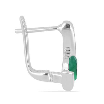 BUY GENUINE GREEN ONYX GEMSTONE EARRINGS IN 925 SILVER